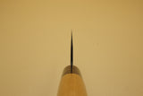 Hinokuni Shirogami #1 180mm Santoku - RealSharpKnife.com