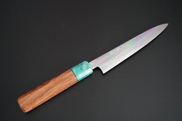 Sakai Kikumori 150mm Petty Mirror Polish Custom - RealSharpKnife.com