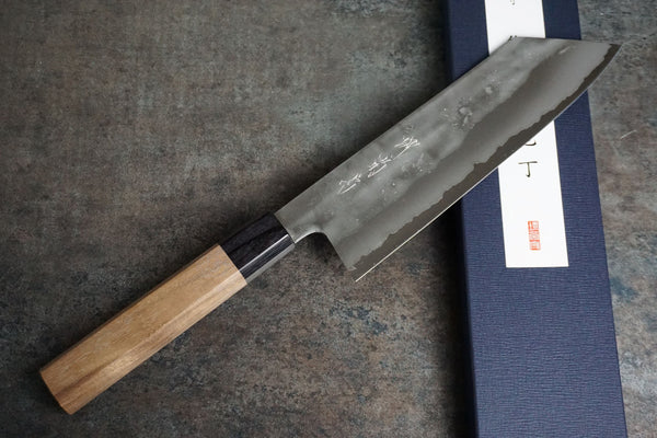 Sakai Kikumori 190mm Bunka Nashiji - RealSharpKnife.com