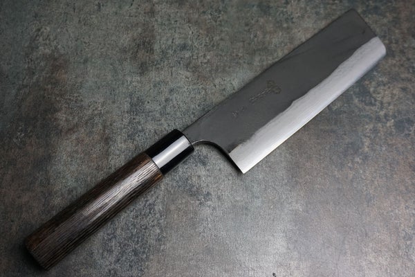 Kaji-bei 165mm Nakiri Suminagashi - RealSharpKnife.com