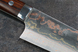 Takeshi Saji 210mm Gyuto B2 Rainbow Damascus Ironwood