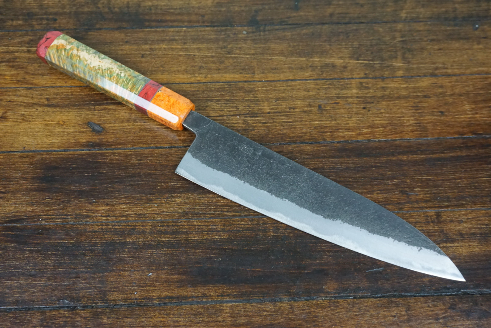 Munetoshi Nashiji 210mm Gyuto Custom
