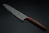 Kato SG2 240mm Gyuto Black Nickel Damascus - RealSharpKnife.com
