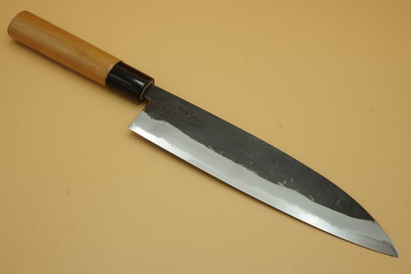 Hinokuni Shirogami #1 210mm Gyuto - RealSharpKnife.com