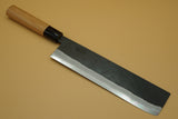 Hinokuni Shirogami #1 210mm Nakiri - RealSharpKnife.com