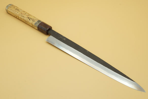 Tsunehisa 270mm Aogami #2 Damascus Kurouchi Yanagi Custom #1