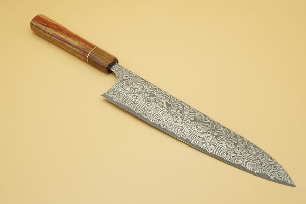 Kato VG10 240mm Gyuto Black Nickel Damascus Custom #1