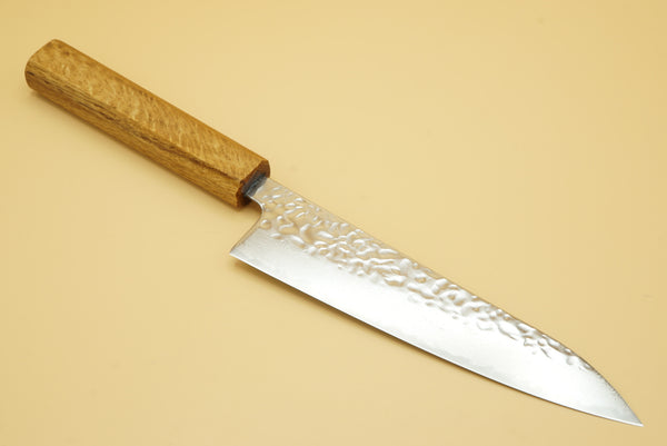 Tsunehisa AUS-10 Polished Tsuchime Damascus 180mm Gyuto