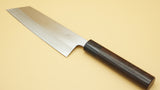 Muneishi Migaki Damascus Clad 165mm Bunka - RealSharpKnife.com