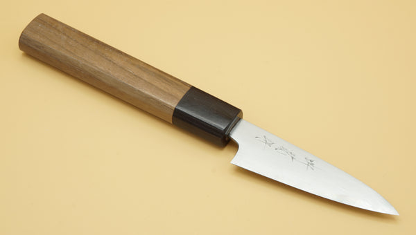 Sakai Kikumori Gokujyo By Yoshikazu Tanaka Kumori 90mm Petty - RealSharpKnife.com