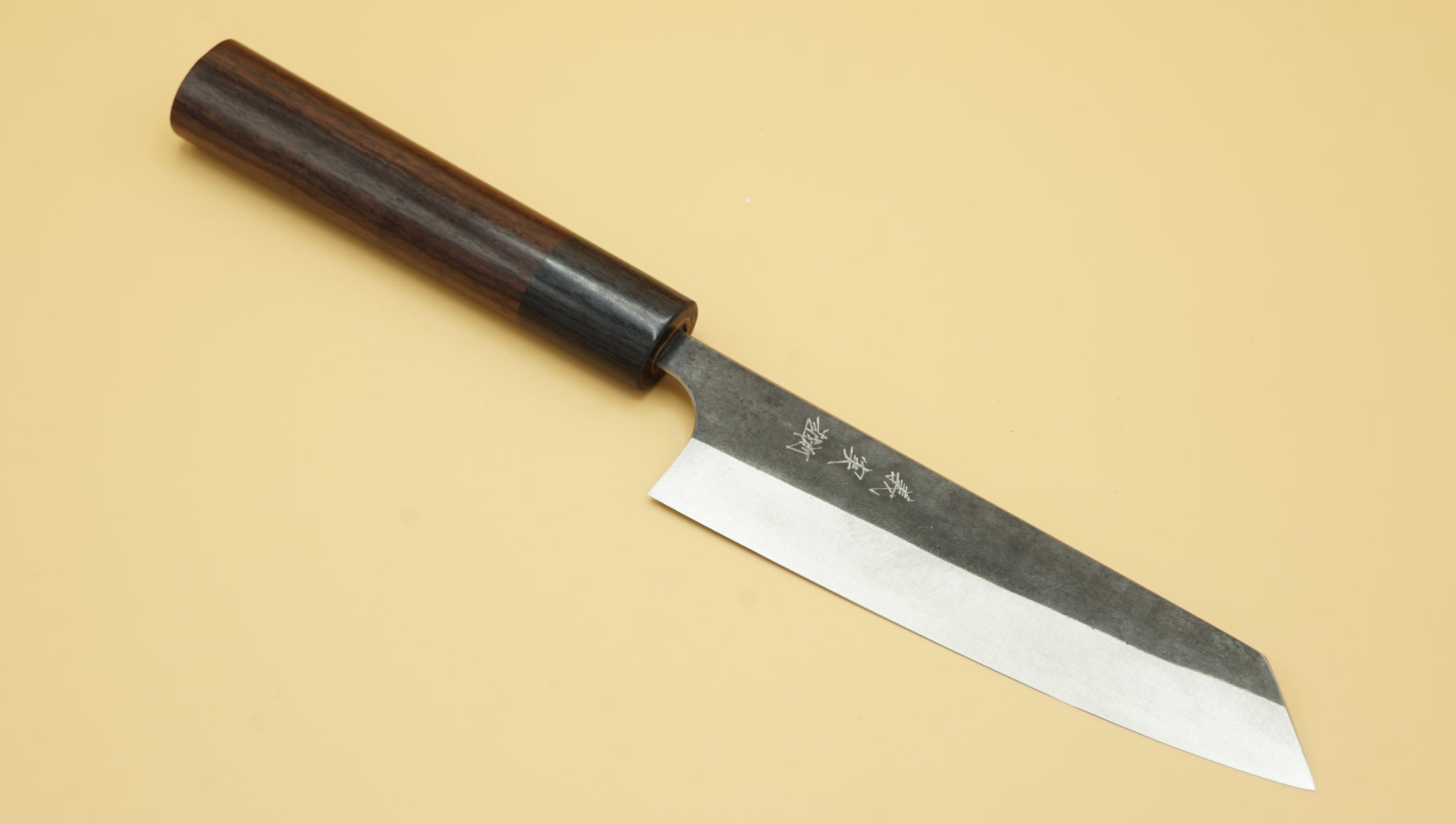 Kato AS 135mm Kurouchi Ko-Bunka - RealSharpKnife.com