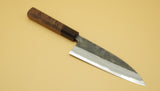 Hatsukokoro Kurosagi AS Kurouchi 165mm Santoku - RealSharpKnife.com