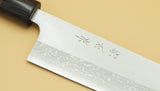 Muneishi Migaki Damascus Clad 210mm Kiritsuke - RealSharpKnife.com