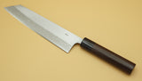 Muneishi Migaki Damascus Clad 210mm Kiritsuke - RealSharpKnife.com