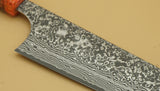 Kato VG10 210mm Gyuto Black Nickel Damascus Custom #1 - RealSharpKnife.com